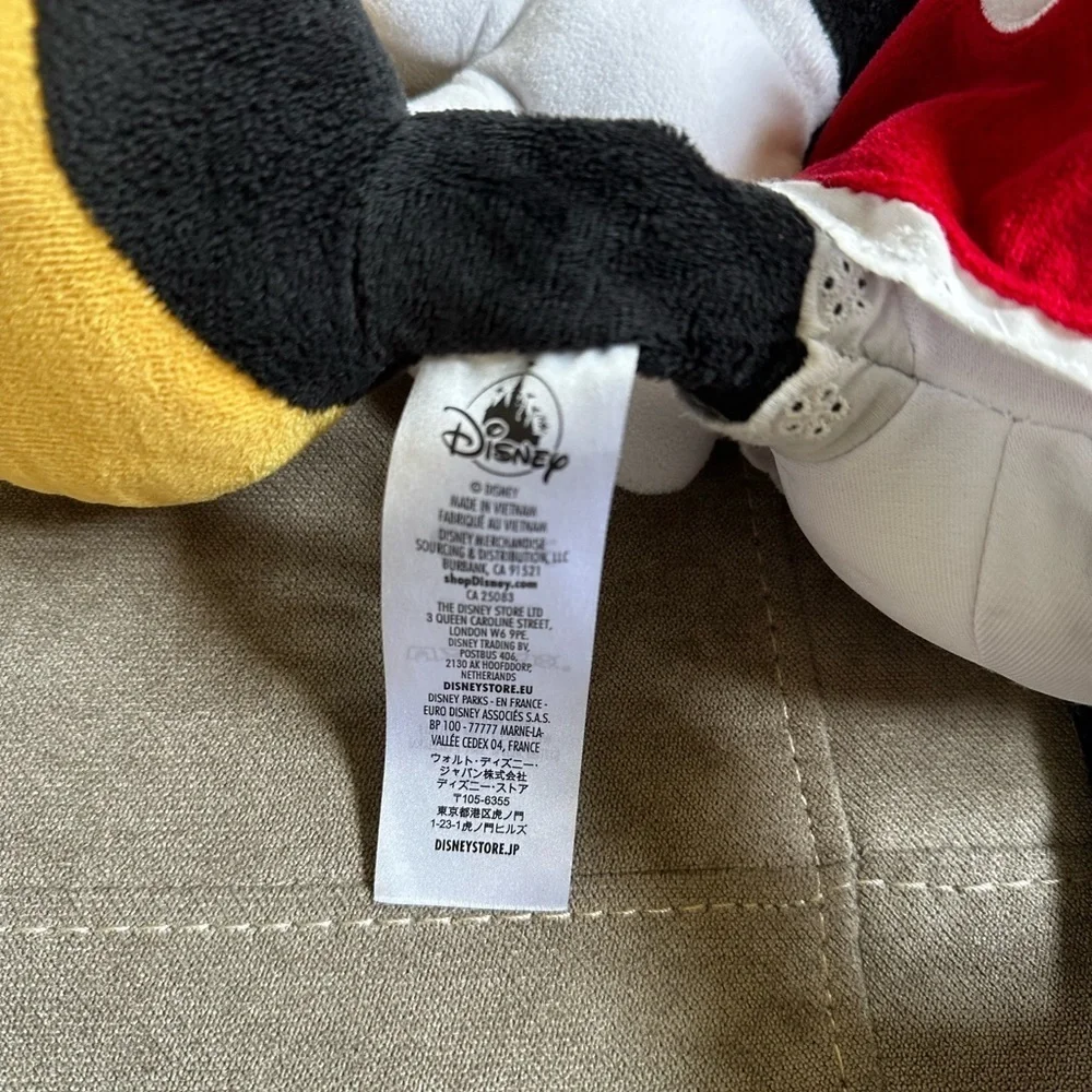Disney Minnie Mouse Plush with Red and Yellow Accents